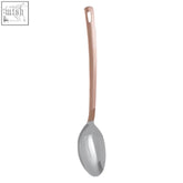 Freya stainless steel spoon with polished bowl and rose gold copper finish handle for everyday use