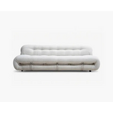 Garner Three Seater Sofa White Boucle