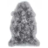Genuine Grey Sheepskin Faux Fur Rug - 65X95 cm - Rugs