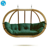 Globo Royal Verde Double Seater Hanging Egg Chair