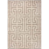 Greek Key Rug Geometric Design - 80X150 cm / Beige - Rugs
