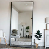 Hanaka - Full Length Black Oak Rectangle Mirror - 200cm x 100cm - Mirror