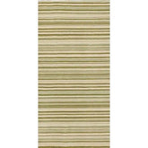 Hand Made Striped Design Rug - 67X200 cm / Green - Rugs