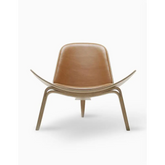 Hans Wegner CH07 Shell Chair, Brown & Walnut| DC Concept