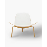 Hans Wegner Hans CH07 Shell Chair, White & Ash| DC Concept