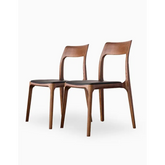 A Set Of Hans Wegner CH3 Dining Chairs, Dark Oak| DC Concept