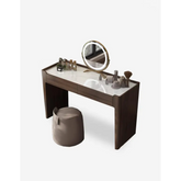 Hatcher Dressing Table With Mirror Sintered Stone