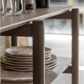 Hatton Open Display Unit - smoked oak - display unit