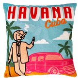 Havana Needlepoint Cushion - Cushion