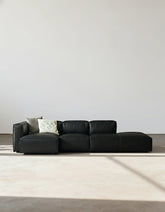 Hebe Three Seater / Four Seater Corner Sofa, Real Leather