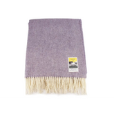 Herringbone Pure New Wool Blanket - Heather - Throws & Blankets
