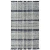Highland Navy Checkered Rug - 80X150 cm - Rugs