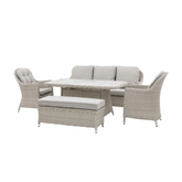 Holton Garden Suite Rectangle Table set - outdoor table and chairs