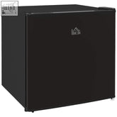 Black homcom 35l mini freezer with sleek finish and ice cube tray perfect for small spaces at -24℃ to -14℃ temperature