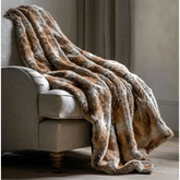 Husky Fur Throw 170cm x 130cm - throw