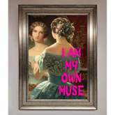 I Am My Own Muse Framed Print - A3 (29.7 x 42 cm) / Silver - Framed Print
