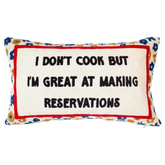 I Don’t Cook Needlepoint Cushion - Cushion