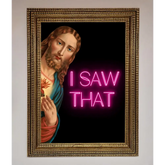 I Saw That Framed Print - A3 (29.7 x 42 cm) / Ornate Gold - Framed Print