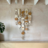 Desert Sand Wall Hanging - Geometric Art - Mid-Century Modern Home Decor - Earthy Tones Decor - Large Tapestry - Neutral Decor