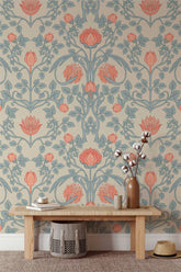 William Morris Vintage Flowers Peel and Stick Wallpaper - Botanical Wall Mural