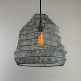 Walton Beehive Large Silver Wire Mesh Lampshade Pendant Ceiling Light