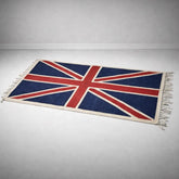 Hand knotted Reversible British Union Jack Jubilee Rug