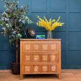 Vintage Sideboard / Dowry Linen Chest / Chest Of Drawers /Cocktail Cabinet