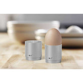 Zack Salo Premium Brushed Stainless Steel Egg Cup Set (2 Pieces) - Award-Winning German Design