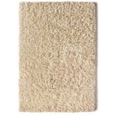Imperial Ivory Shaggy Pile Wool Rug - Rugs