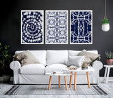 Beach hut decor | Set of 3 wall art prints