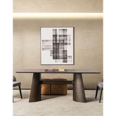 Italian Retro Dining Table, Solid Wood| DC Concept