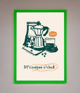Its Coffee O Clock Framed Wall Art