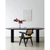 Ivar Oval Dining Table, Solid Wood| DC Concept