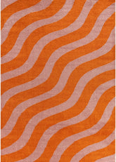 Joli Wave Orange & Pink Rug