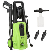 DURHAND 1800W High\'c2\'a0Pressure\'c2\'a0Washer, 150 Bar Pressure, 510 L/h Flow, High-Performance Portable Power Jet Wash Cleaner Green