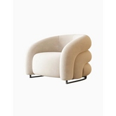K93 Armchair, White Velvet| DC Concept