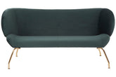 Kolding 2 Seat Green Sofa