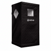 KOVE Portable Infrared Sauna Tent – Indoor 1 Person Far Infrared Sauna with Carbon Heating & Red Light