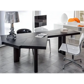 Kwan Corner Office Desk Black Or Oak - 160 x 85cm / Black - office desk