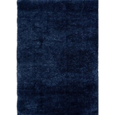 Lagom Navy Shaggy Rug - 80X150 cm - Rugs
