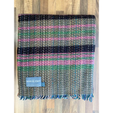 Large Checked Random Recycled Wool Blanket - Festival - Throws & Blankets