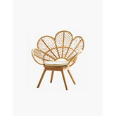 Larkin Lounge Chair Armchair Rattan - chair