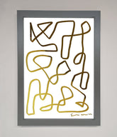 Line Squiggle Foil Print