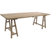 Long Trestle Table - Natural
