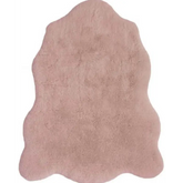 Luxury Pink Faux Fur Rug - 70X90 cm - Rugs