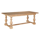 Lyon Whitewash Dining Table