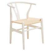 Lyon Wishbone Antique White Chair - Dining Chair