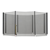 HOMCOM 13ft Trampoline Net Replacement Safety Net Enclosure Net Spare New w/ 8 Poles