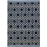 Maestro Honeycomb Navy Rug | 3035 X011 - 80X150 cm - Rugs