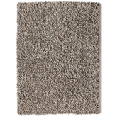 Maine Grey Shaggy Pile Wool Rug - 80X150 cm - Rugs
